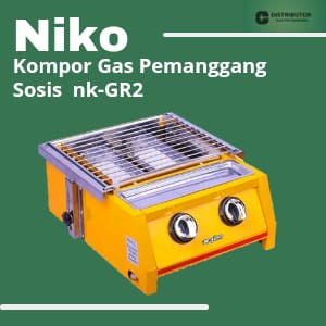 NIKO Kompor Panggangan Sosis NK-GR2 2 Tungku