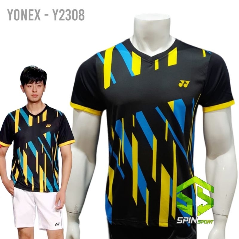 [Y2308] Kaos Badminton Yonex Import Go Premium Quick Dry Baju Bulutangkis Kuas Bulu Tangkis 2308 Lak