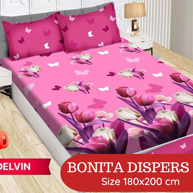 RC BONITA SPREI UKURAN 180X200 MOTIF ELNARA ALVARO HANIFAH MAYA MERRY SPECTRUM