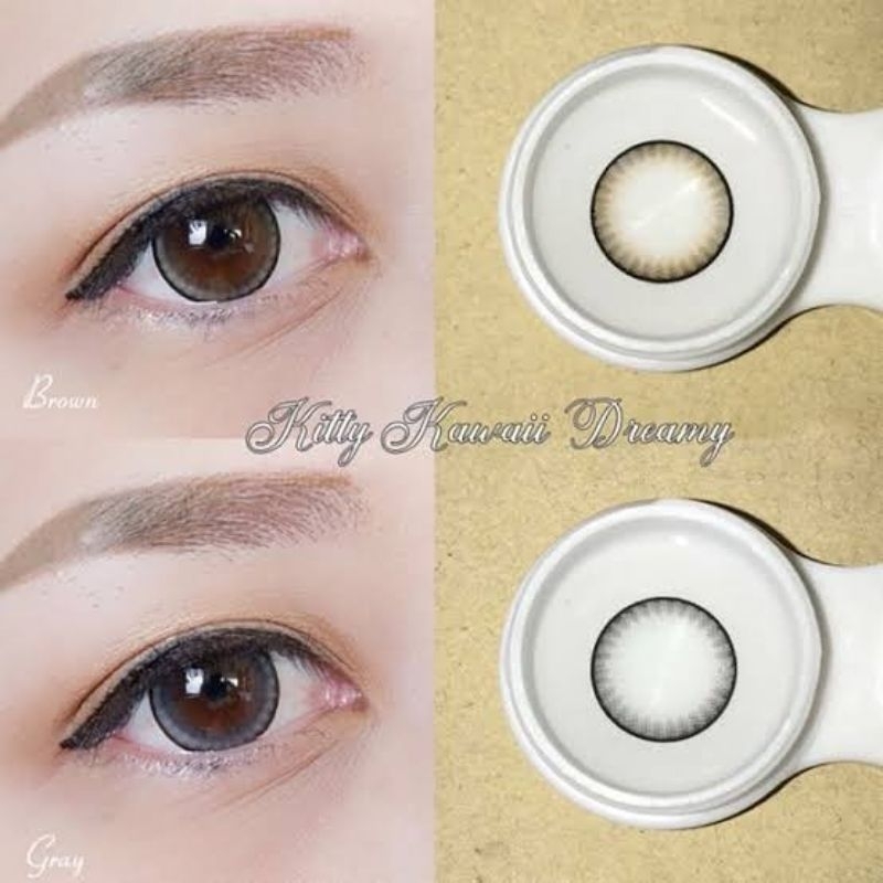 SOFTLENS DREAMY BROWN NORMAL MINUS (-0.5 s.d -10.00) ORIGINAL MADE IN KOREA