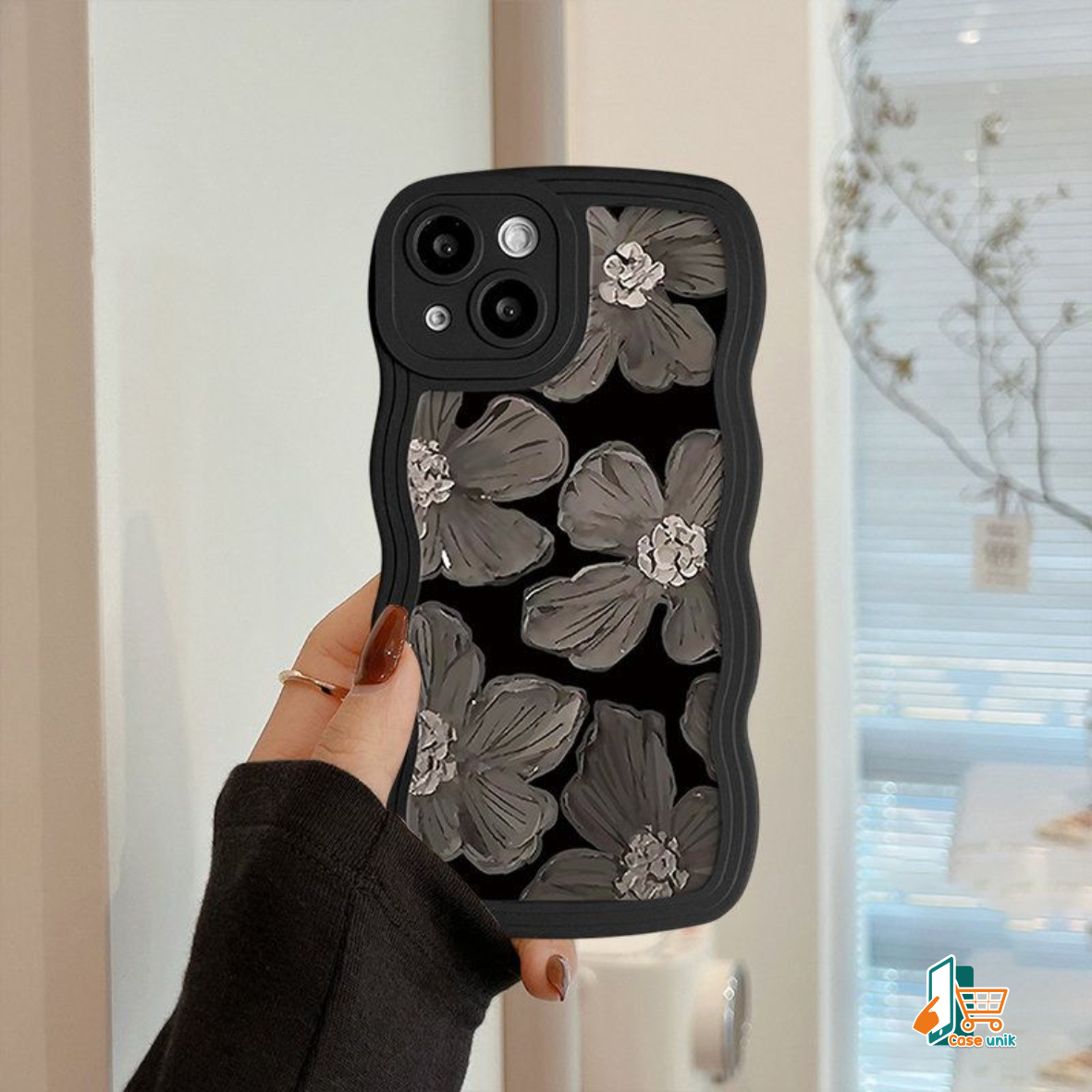 SS820 CASE SILIKON CASING OIL PAINTING FLOWER FOR INFINIX SMART 5 6 7 6+ HOT 9 10 11 12 30 PLAY 11S 12I 20 20I 20S 30 30I NOTE 11 12 G96 30 30 PRO  CS5796