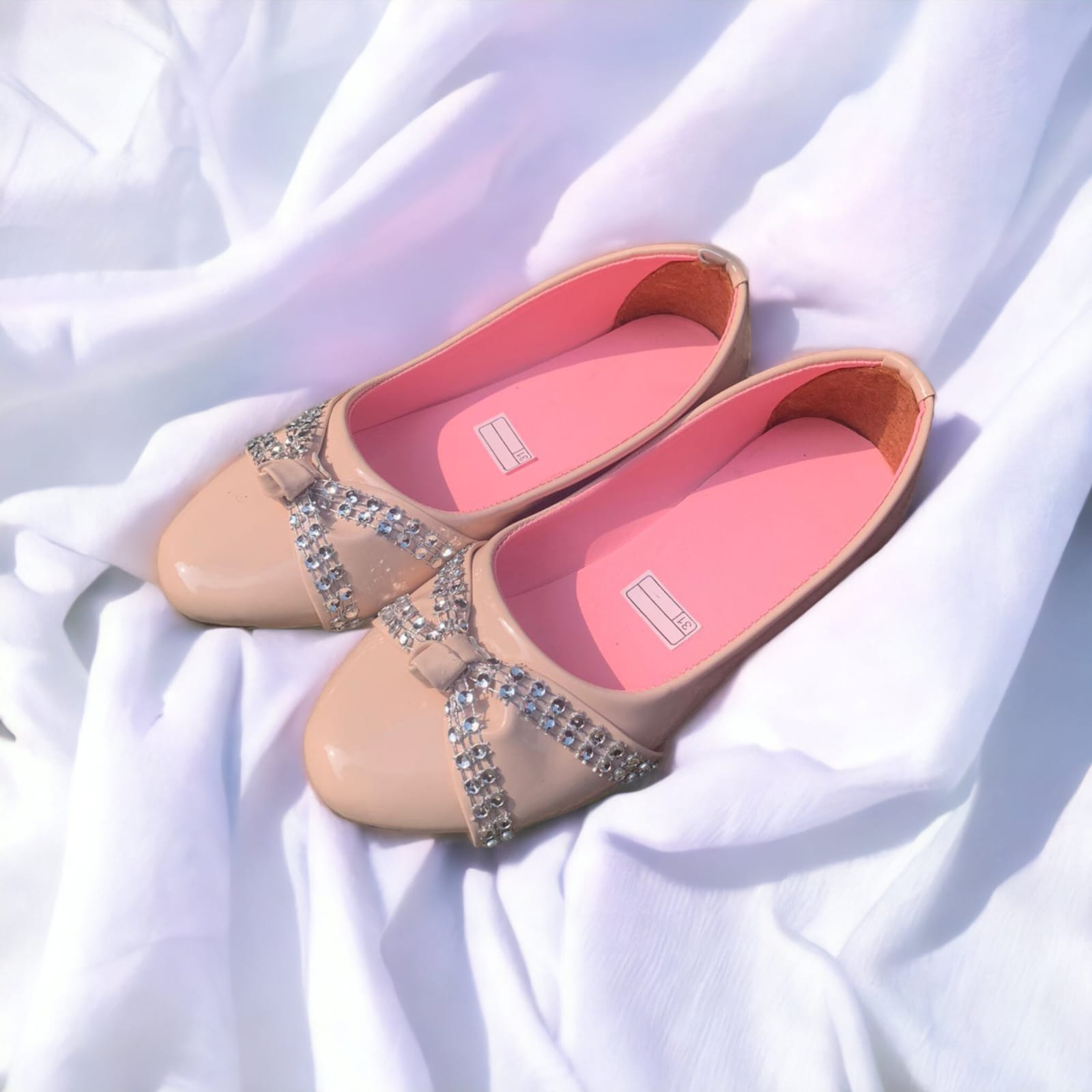 sepatu anak perempuan flatshoes variasi pita X 26-30