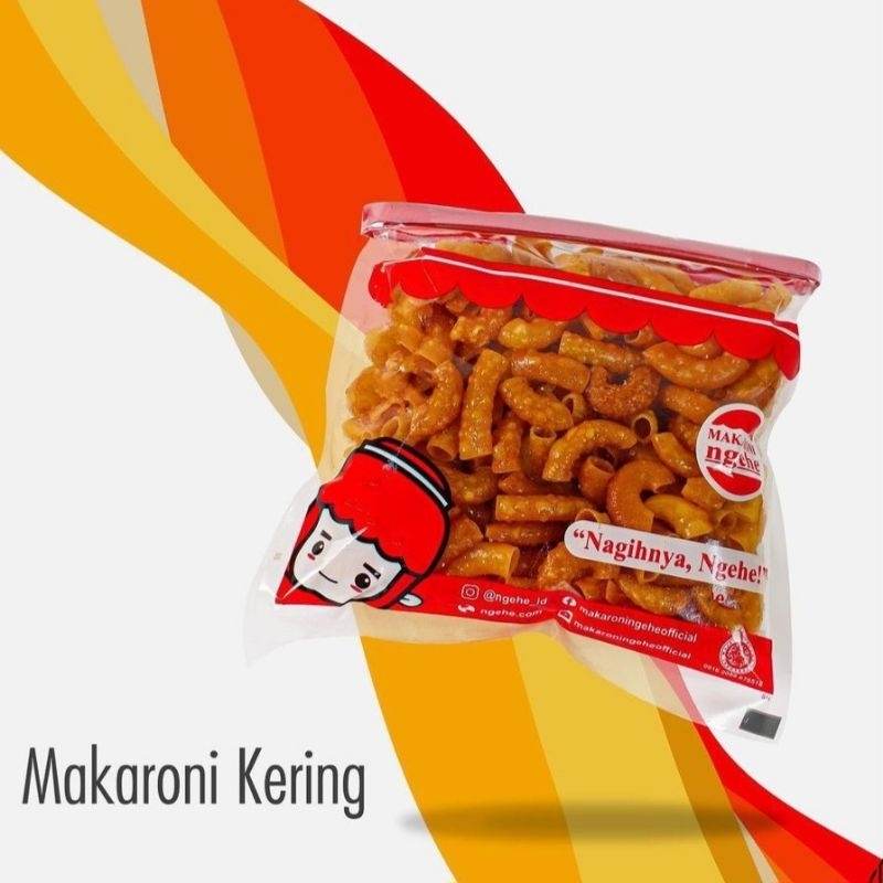 

Makaroni Ngehe Kering Bungkus All Varian: Asin, Pedas, Keju, Balado, Jagung Bakar, Kari Pedas, Salted Egg