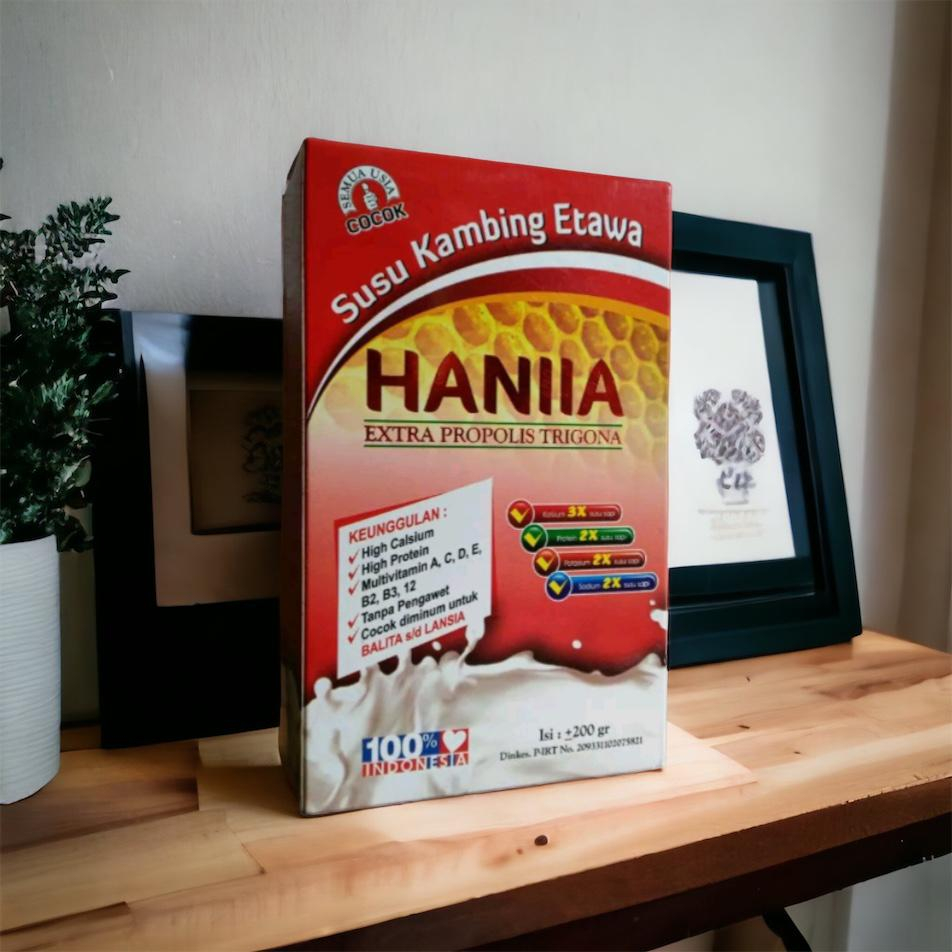 

Susu KambingSusu Kambing Etawa Extra Propolis Trigona HANIIA