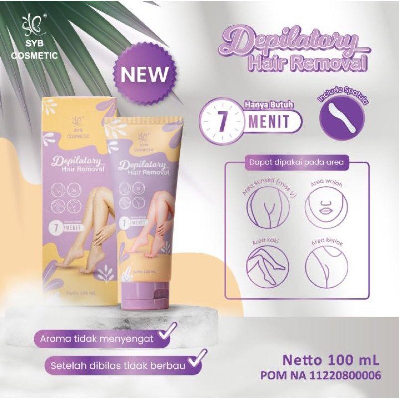 SYB Depilatory Hair Removal Cream Penghilang Bulu