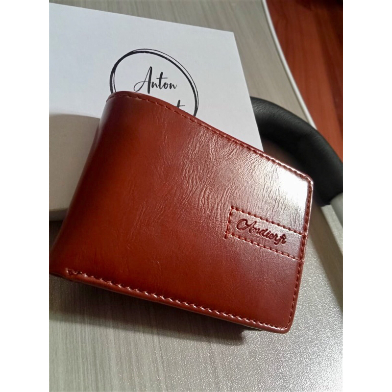 dompet keren berkualitas ukuran standar kecil dari anton hilmanto x AJM bahan kulit syntetis lokal berkualitas #dompet #dompetpria #dompetcowok #dompetkeren