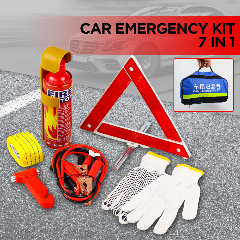 Car Emergency Kit Keselamatan Mobil 7 in 1 - SM-849 - OMRSDUMZ Mix Color