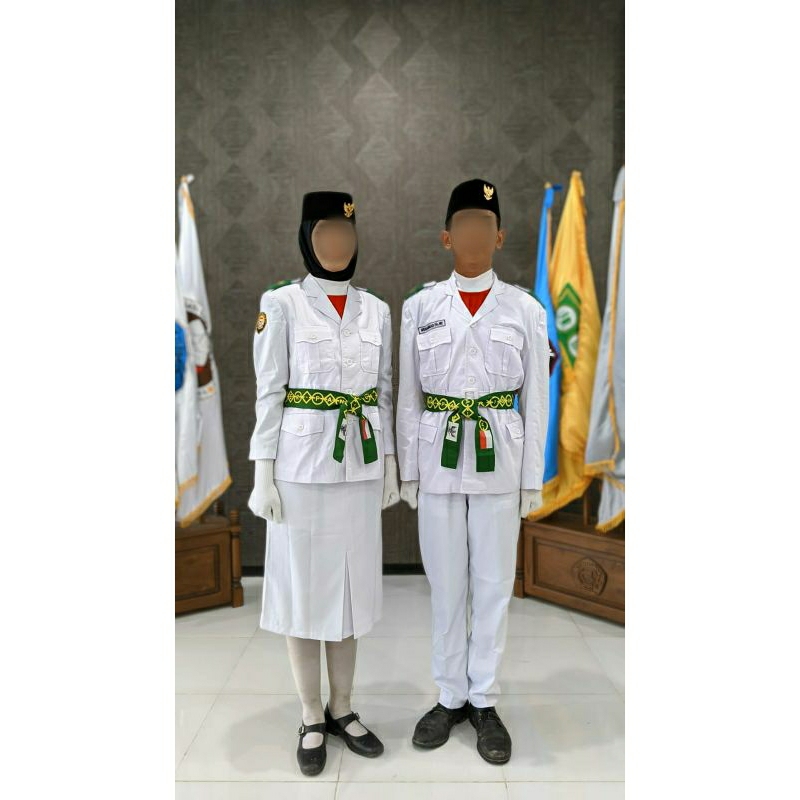 Seragam Paskibra Upacara Full Set Murah Costum