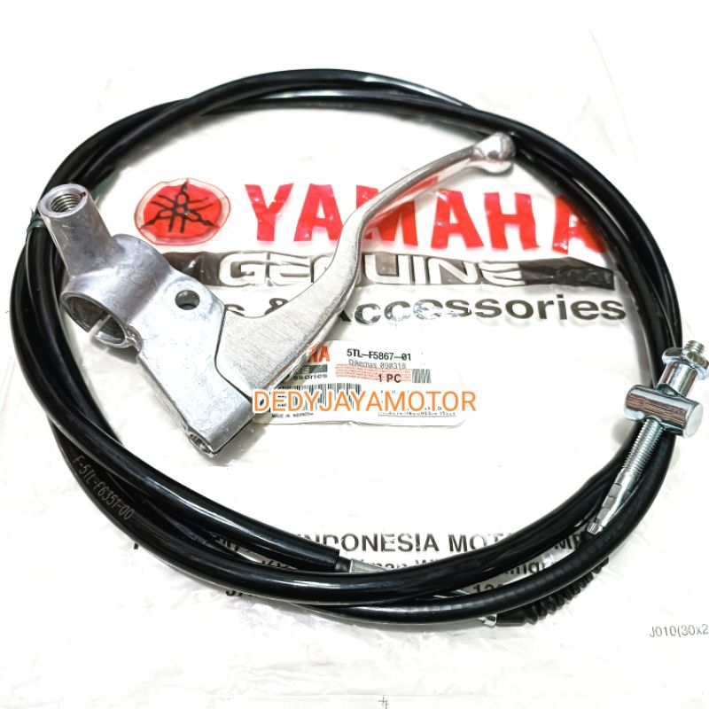 Kabel Rem Belakang Mio Sporty sepaket + dudukan spion kiri + handle rem kiri Mio sporty mio smile mio soul karbu fino karbu harga sepaket