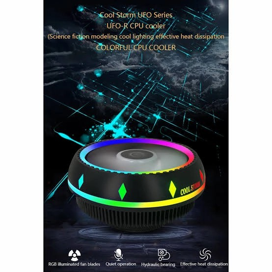 CPU COOLER/FAN PROCESSOR RGB INTEL DAN AMD TERMURAH