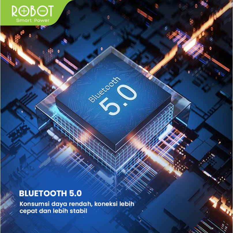 Robot Talk10 Bluetooth Earphone Smartphone Original - Garansi 1 Tahun