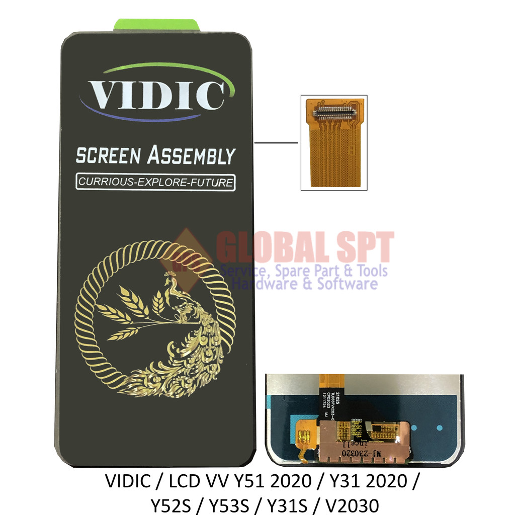 VIDIC / LCD TOUCHSCREEN VIVO Y51 2020 / Y31 2020 / Y52S / Y53S / Y31S / V2030