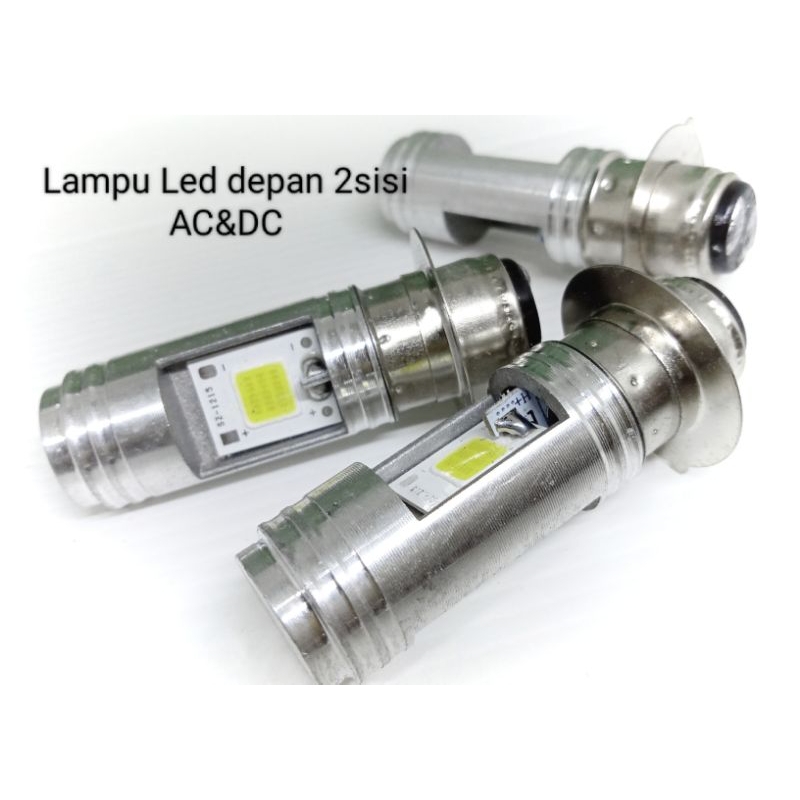 Lampu LED depan utama H6 2 sisi AC&amp;DC 12volt universal