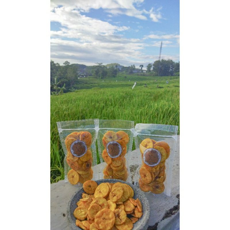 

Keripik Pisang (isi 5 pouch) - camilan enak dan sehat