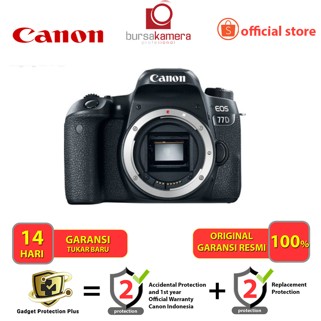 Canon EOS 77D DSLR Camera (Body Only)