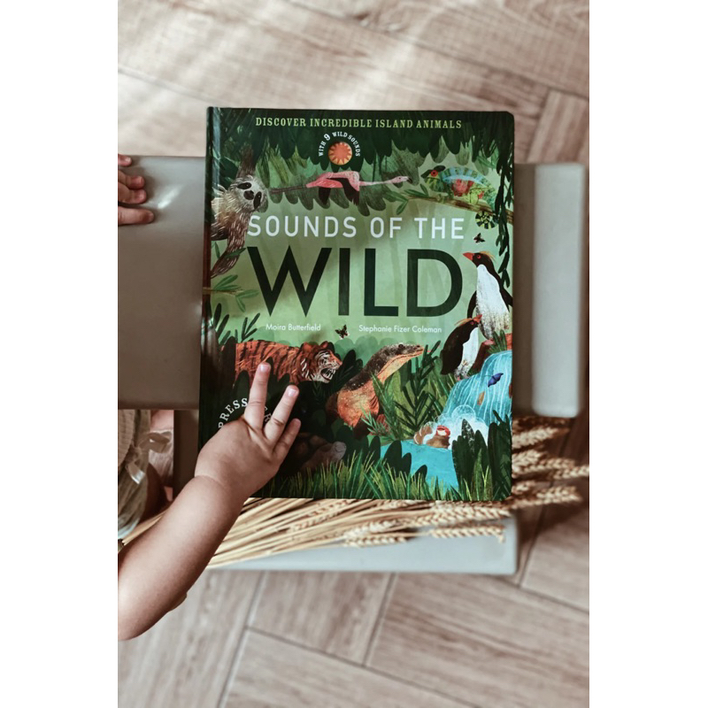 Sound of the Wild - Moira Butterfield | Hardcover Soundbook | Buku cerita import dan lokal anak