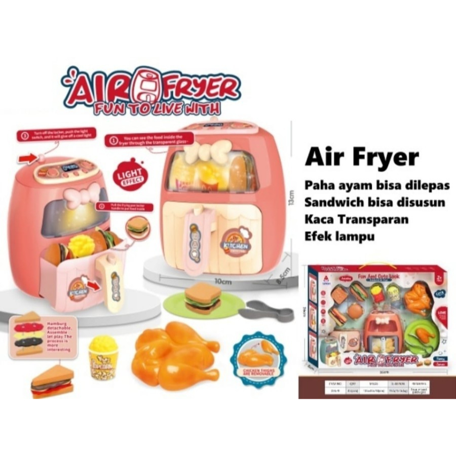 Mainan Anak Masak Masakan Simulated Air Fryer