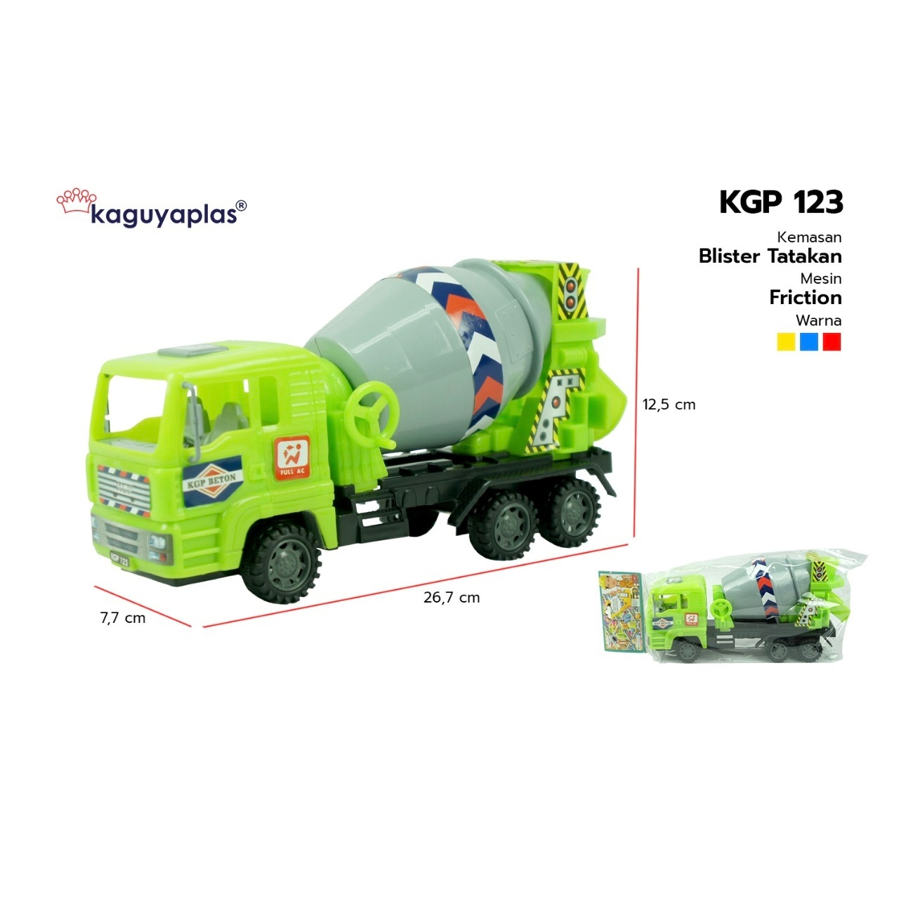 MAINAN TRUK MOLEN KANTONG KGP123