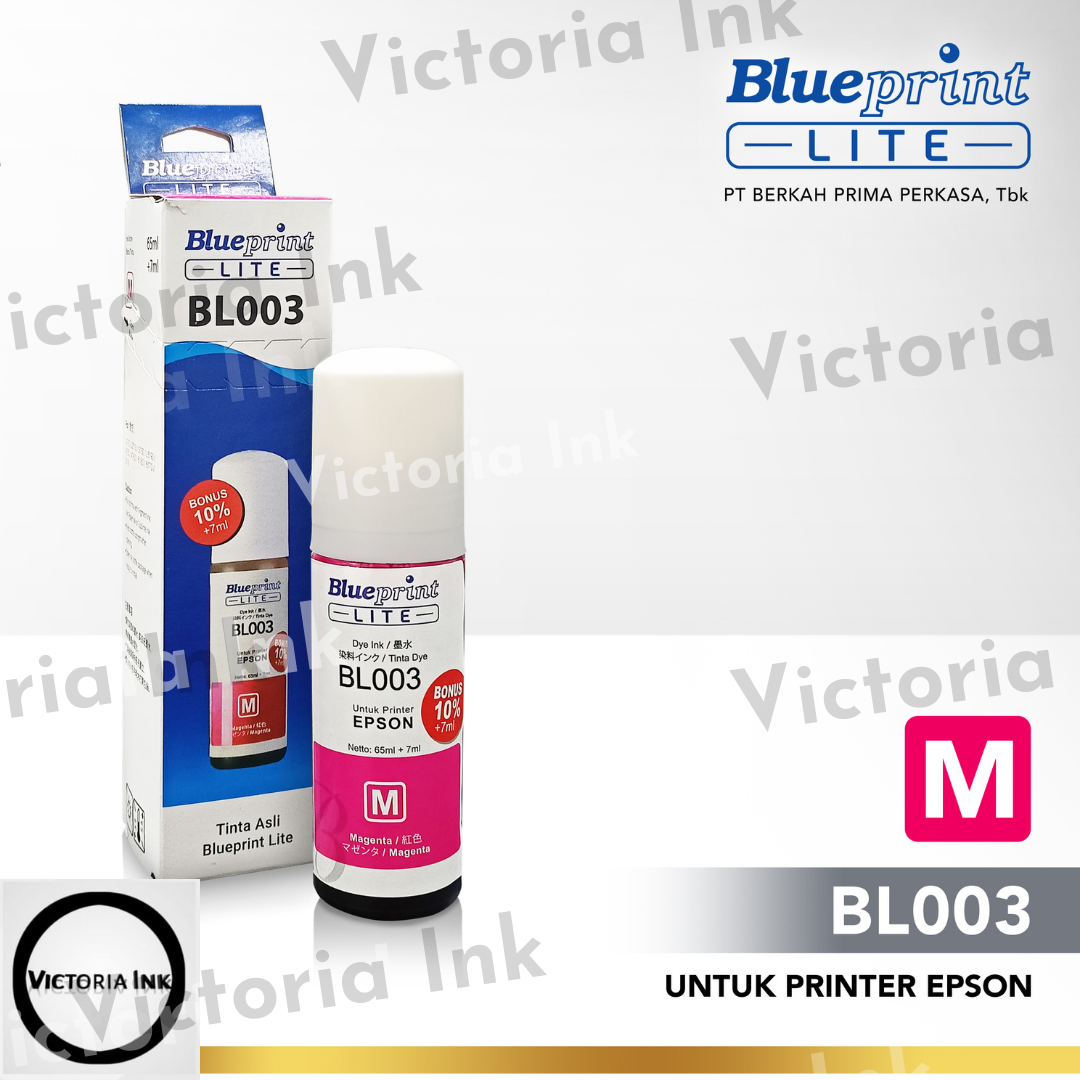 Tinta Epson 003 Merk Blueprint Tinta Blueprint 003 Original BP Lite 003 L3210 L121 L1210 L3220 L3110 L1110 L3100 L3200 L3101 L3150 L5190