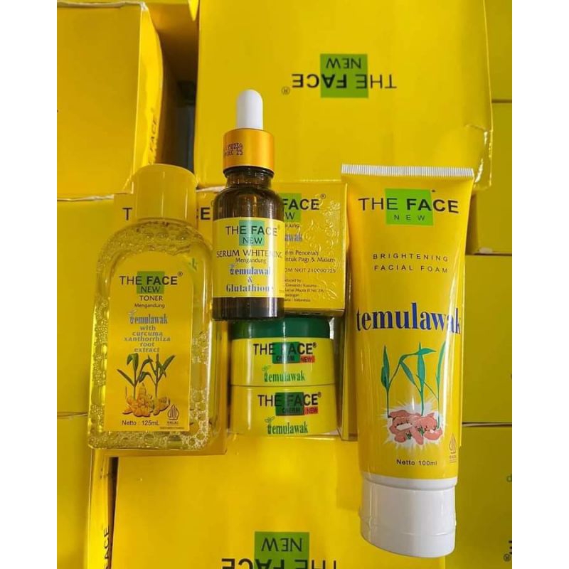 TEMULAWAK BPOM/KRIM TEMULAWAK THE FACE BPOM ORIGINAL ASLI 100%