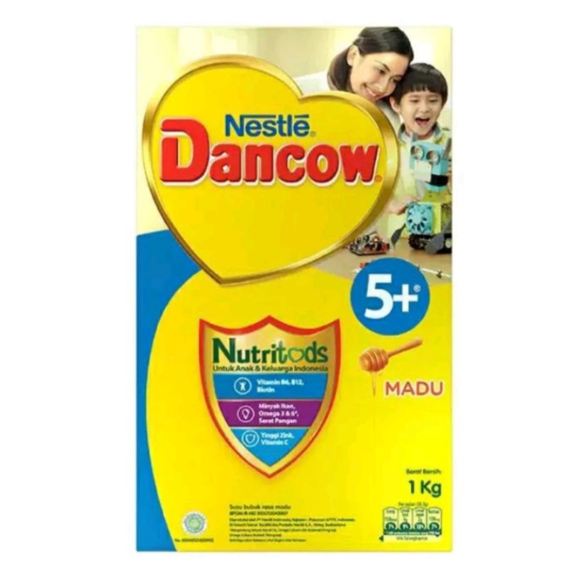 Nestle Dancow 5+ Susu  Rasa Vanila dan Madu  isi 1kg