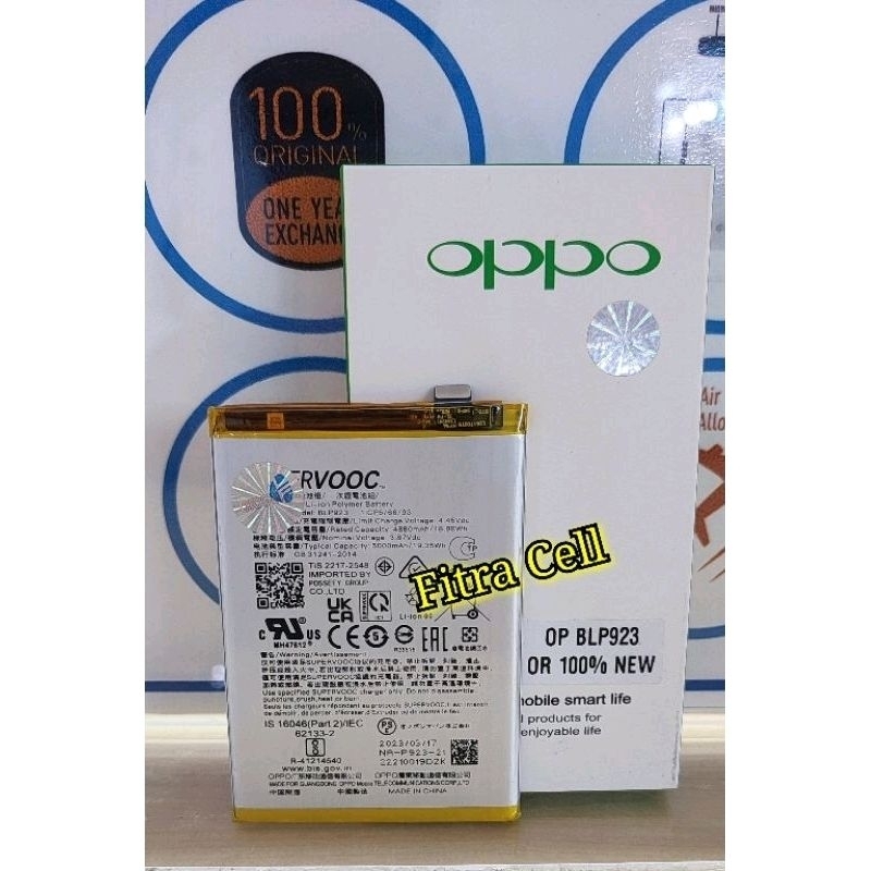 Baterai Batre Batrei Battery Oppo A57S Oppo A57 2022 Oppo A57 5G BLP923 Original