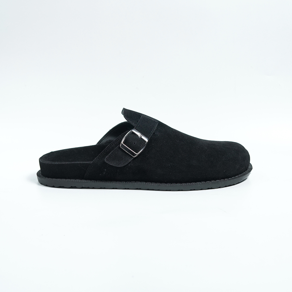 WYCLIFF BLACK |ManNeedMe x Jack| Sandal Slop Pria Premium Sendal Casual Outdoor Cowok ORI