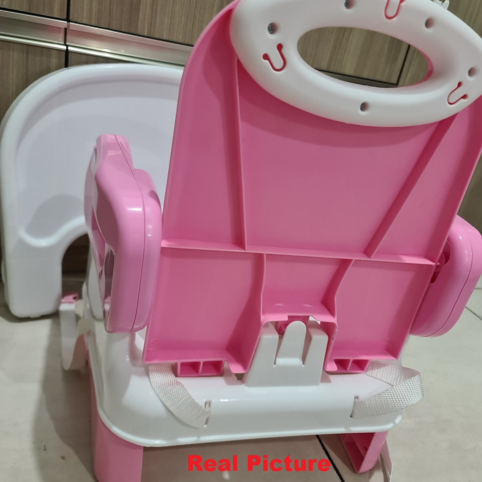 SugarBaby Kursi Makan Bayi Tempat Duduk Second Baby Booster Seat Pink