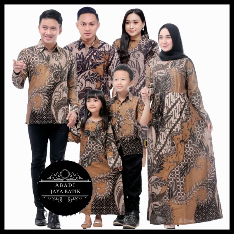 Batik Couple Keluarga Gamis Busui Modern Terbaru Batik Sarimbit Keluarga Set Couple Keluarga Gamis F