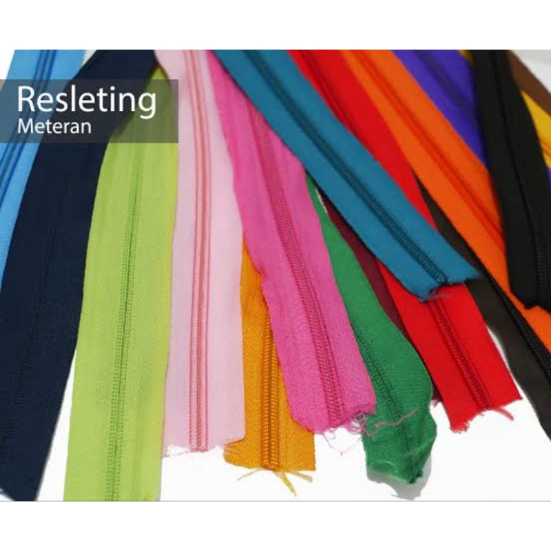 Resleting Meteran YKK no 5 (per meter)