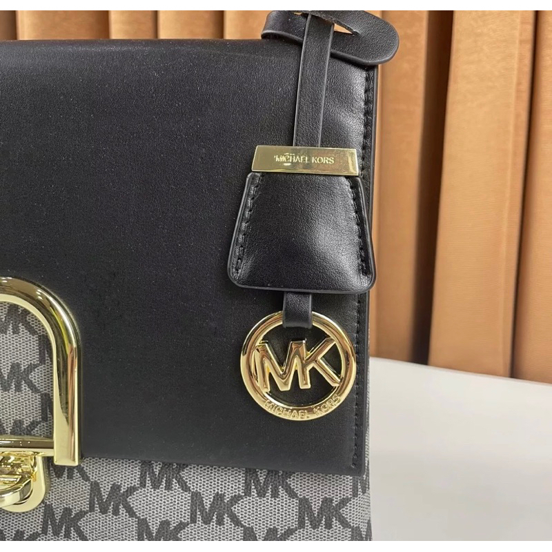 M-K Logo Print Crossbody Woman Bag MK 2116