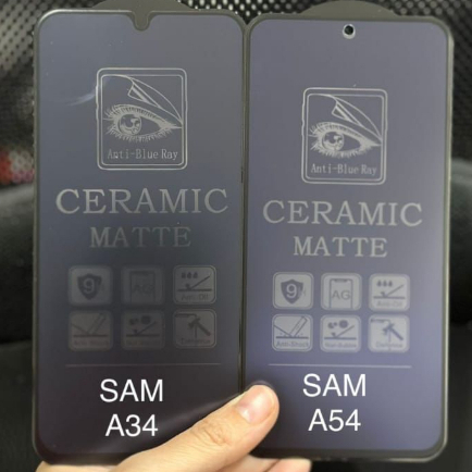 Samsung A14 5g Samsung M14 5g Samsung A54 5g Samsung A34 5g Ceramic Matte Blue Ray Screen Guard Anti Radiasi Full -D2