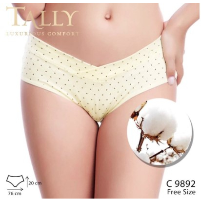 TALLY CD HAMIL DOTTY C 9892 Maternity Panties Celana Dalam maxi kantung 1/2 perut polka