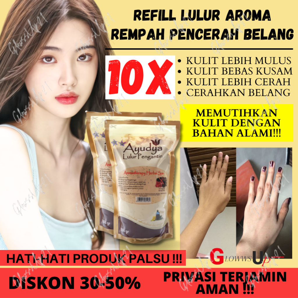 LULUR PEMUTIH BADAN PERMANEN SCRUB BADAN AYUDYA LULUR PENGANTIN 1000GR AROMATHERAPY HERBAL SPA LULURAN PEMUTIH BADAN PERAWATAN TUBUH