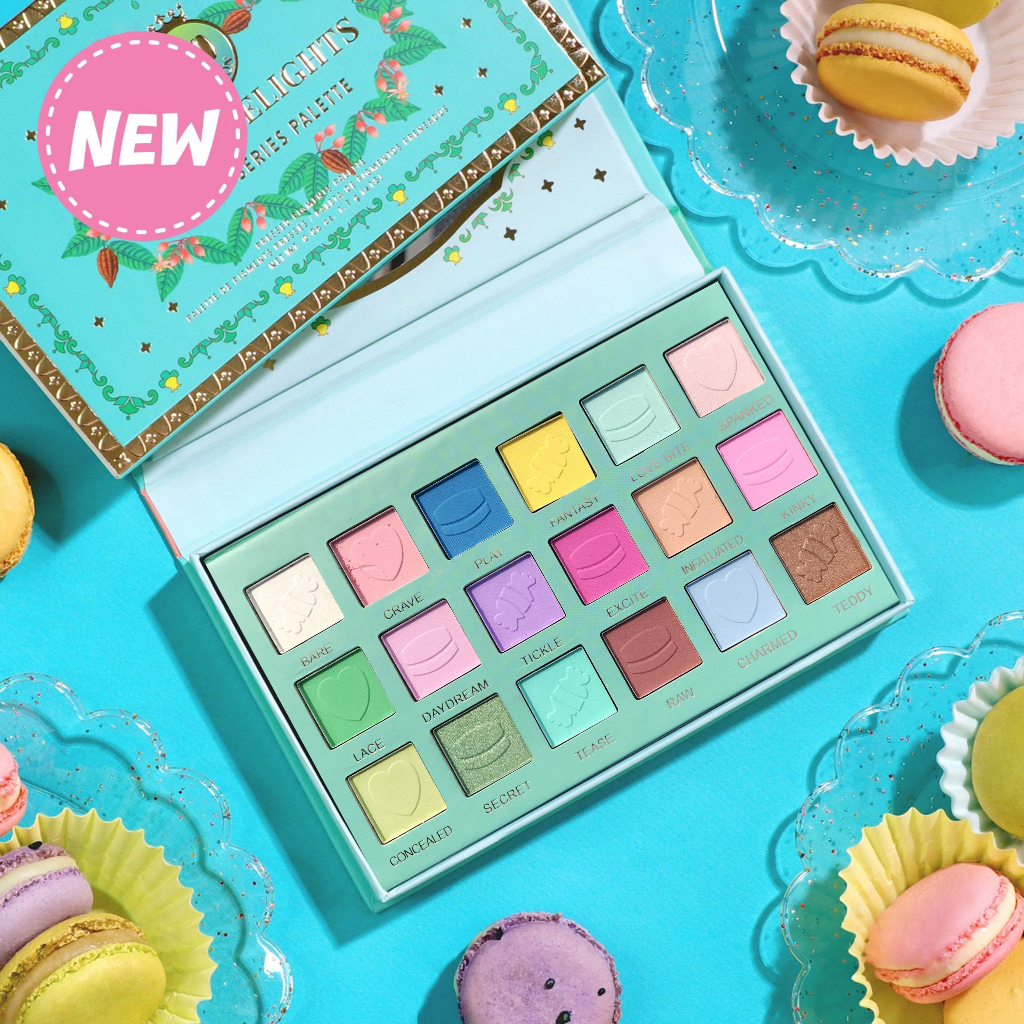 Eyeshadow Macaron Candy Sweet Series Pallete Super Pigmented 18 Warna