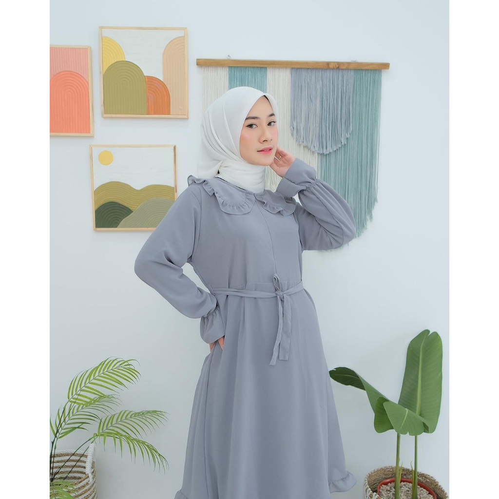 LIMITED - SYARAH DRESS GAMIS ELEGAN WANITA CERUTY BABYDOLL PREMIUM