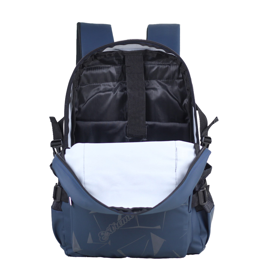 ANEKA - Tas Ransel Pria Extreme Warna Navy Elegant Bacpack Anak Laki-Laki Sekolah SD SMP SMA Tas Cowok Fashionable Anti Air BONUS Raincover Bahan Kuat Tebal Ransel Laptop Harga Ekonomis Kualitas Import