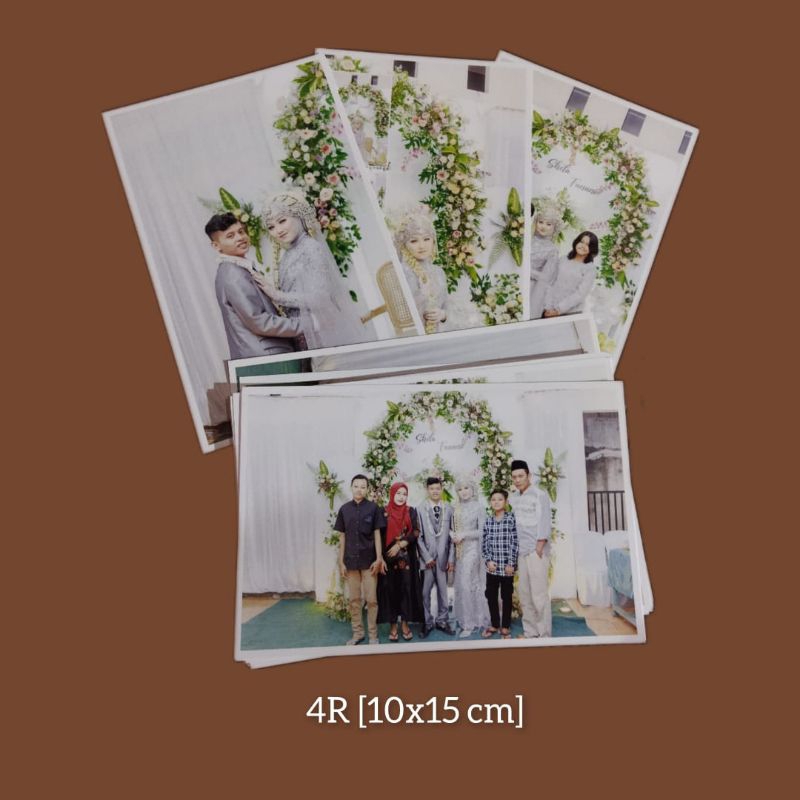 [Paket Isi 10 Foto] CETAK FOTO 4R GLORY PAPER GLOSSY