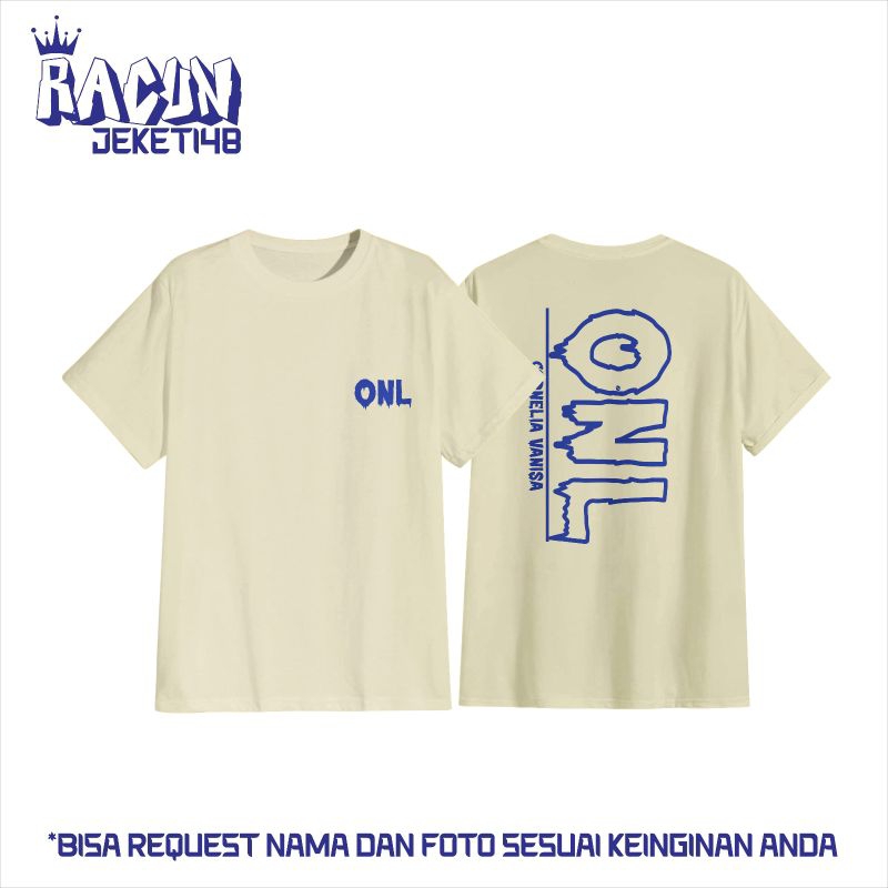 T-SHIRT ONIEL JKT48 | T-SHIRT CUSTOM FJKT48 ONL