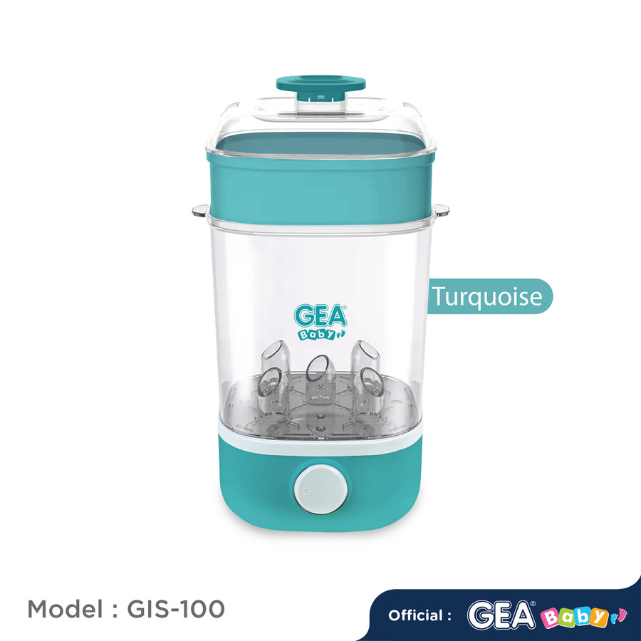 Alat Sterilisasi Uap Botol Bayi GEA Baby Instant Steam Sterilizer GIS-100W