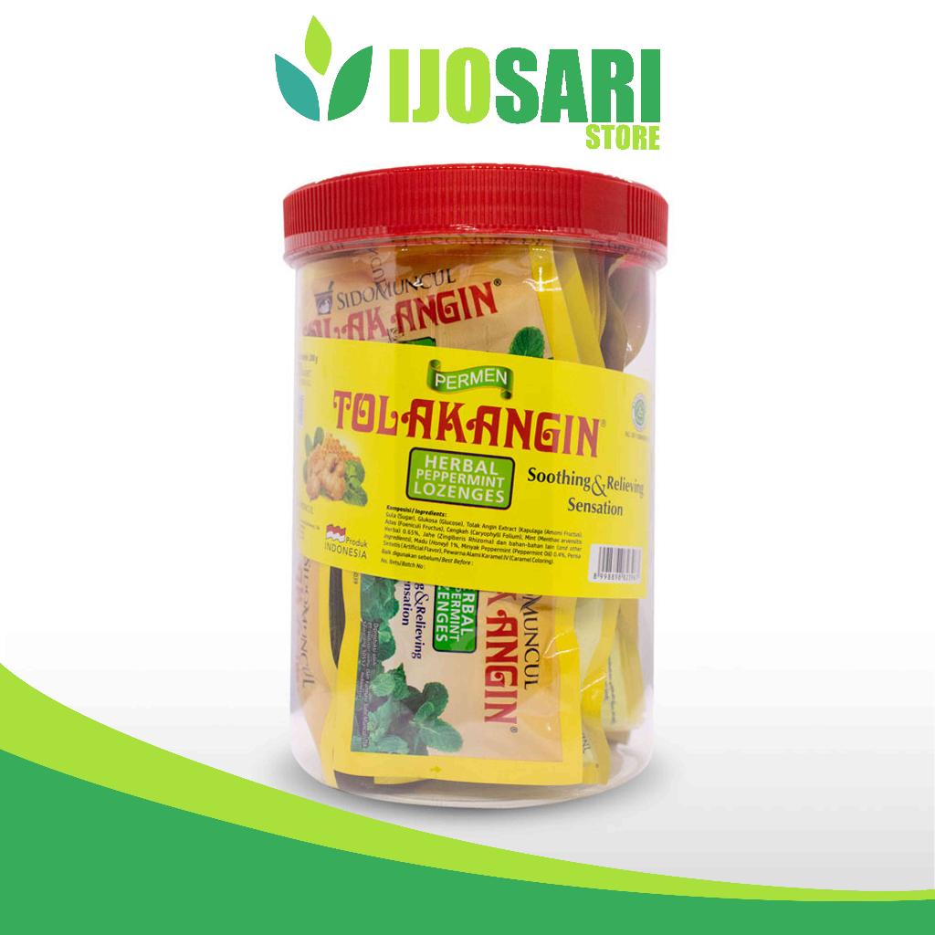 

TOLAK ANGIN PERMEN 1 Toples @ 20 Sachet
