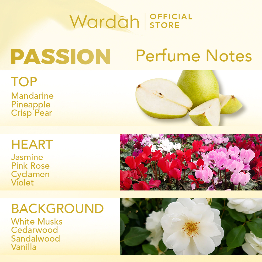 WARDAH Scentsation Body Mist Indonesia / Parfum Wanita 100ml / Bliss Joyful Peaceful Passion Purity / Feminine Elegance / Sweet Sincerity / Harmonious Atmosphere / Energetic Poise / Beauty In Simplicity / Pewangi Harum / Eau De Toillete Parfume EDP EDT