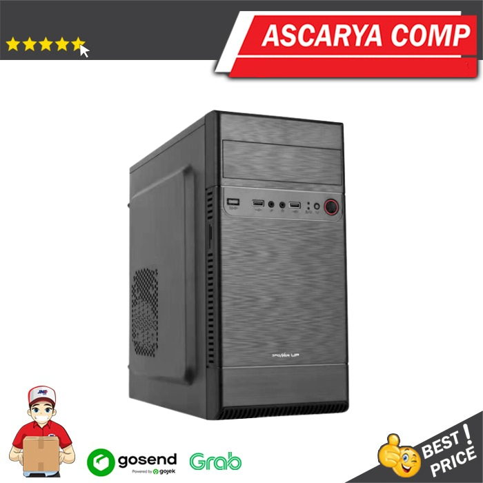 Computer Case 3 POWER UP Micro-ATX AEROMAX AM-580 include PSU 500W