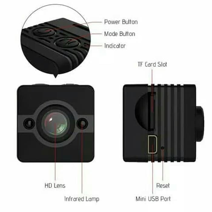 KAMERA PENGINTAI MINI TANPA KABEL TERSEMBUNYI CCTV KECIL SPYCAM HIDDEN CAMERAI SPY CAM PENGINTIP FULL HD JS20