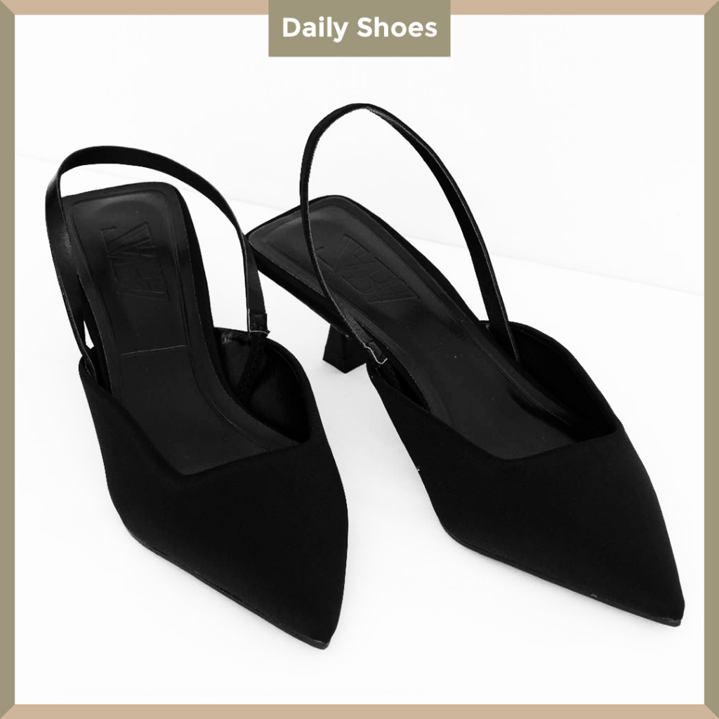 Sepatu Z 488 / Sendal / Sandal Wanita Import Heels / Flat 5cm Kualitas Premium Murah Korean Style Cocok untuk Pesta Kondangan Kerja Z 488 Awet dan Tebal by Dailyshoes_id