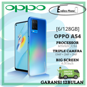 OPPO A54 6/128GB SECOND HAND GARANSI 1 TAHUN TERPERCAYA