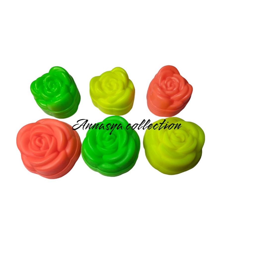 cetakan kue putu ayu / puding bentuk mawar