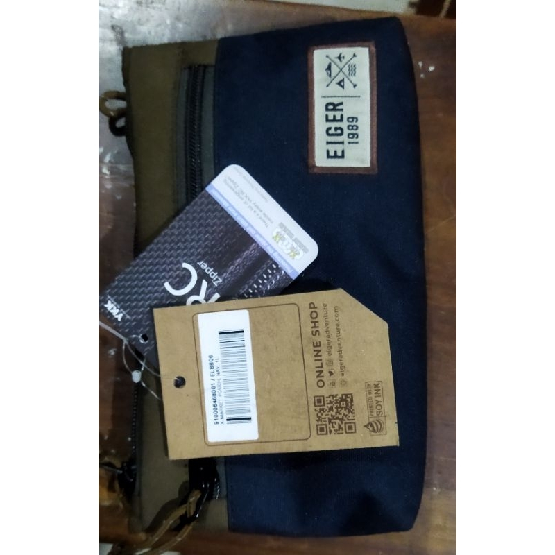 WALLET EIGER X-MARKET POUCH / TAS HP / DOMPET MINI (BEKAS BARU)