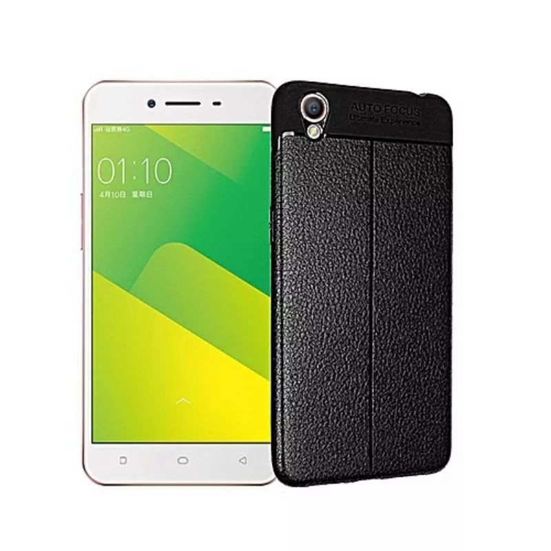 CASE AUTOFOKUS BAHAN LENTUR FULL BLACK SILIKON OPPO A37 A37F NEO9