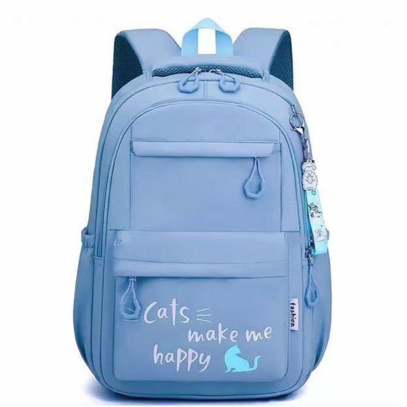 Baru Populer Tas Ransel sekolah Tas Ransel Korea terbaru 2023 SD SMP SMA CAT MAKE MEHAPPY